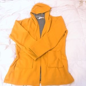 Mustard Yellow Korean Coat